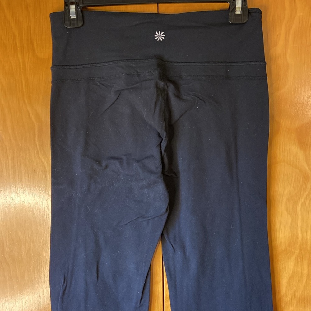 Athleta Black Yoga Pants. Size S Tall - Picture 5 of 11
